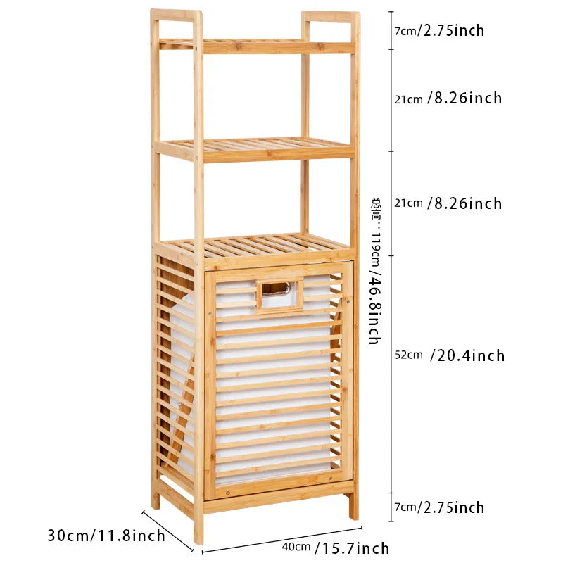 OLEVO Dirty Clothes Storage Basket Bathroom Bamboo Cloth Folding Dirty Clothes Basket For Home Use Laundry Basket Hogar New