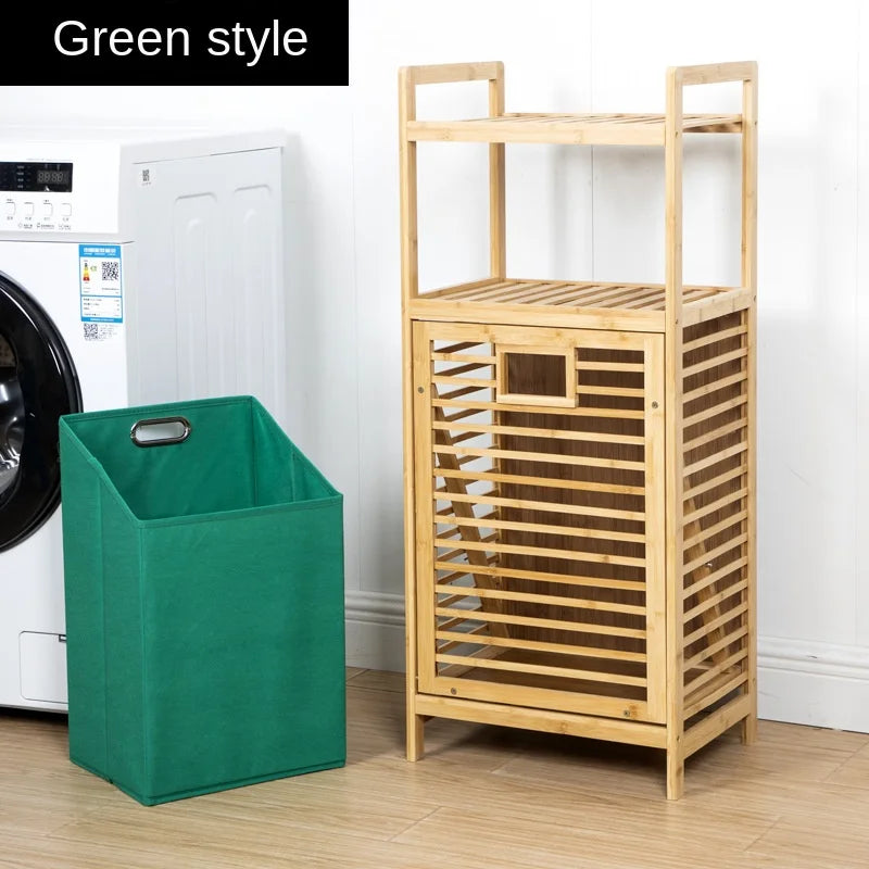 OLEVO Dirty Clothes Storage Basket Bathroom Bamboo Cloth Folding Dirty Clothes Basket For Home Use Laundry Basket Hogar New